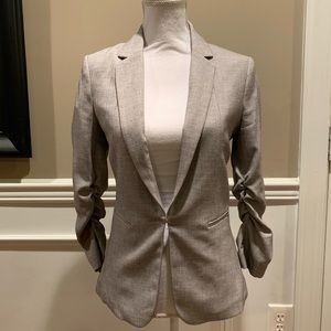 H&M Light Gray Blazer - Size 6-VGUC